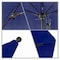 California Umbrella 7.5' Black Aluminum Market Patio Umbrella, Sunbrella True Blue 194061334546 - alternate 3